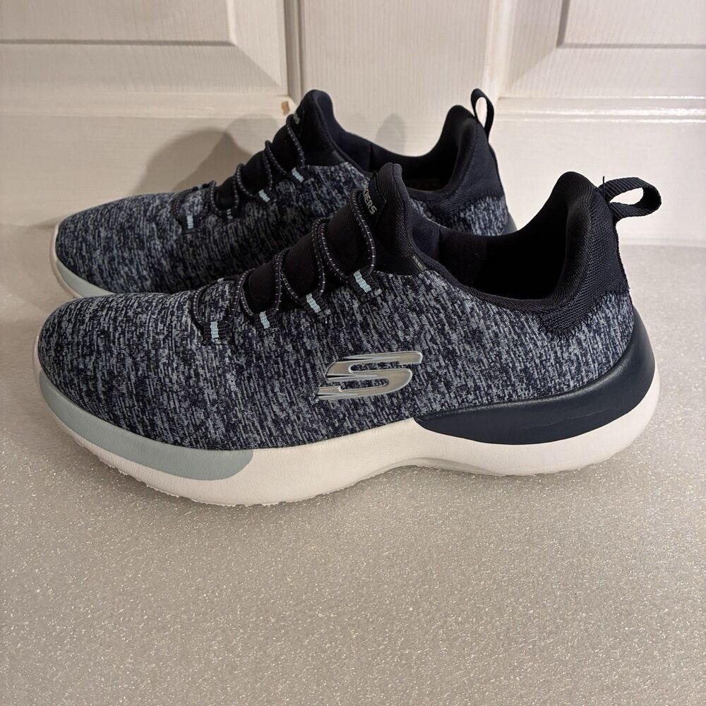 Skechers Blue Break Through Women Sneakers w/ memory foam & S logo size 7